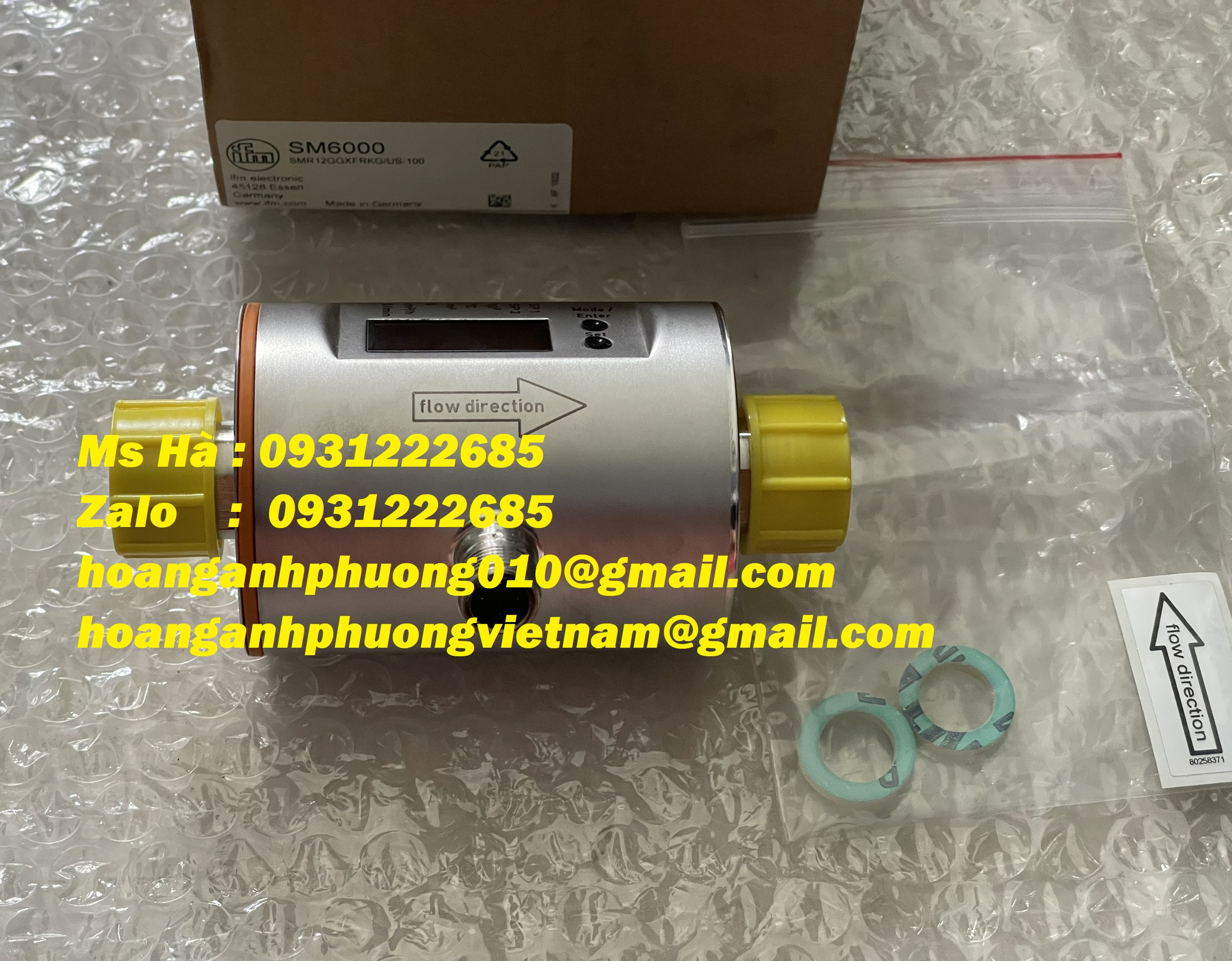 Bình Dương - Chuyên cung cấp cảm biến lưu lượng IFM SM6000